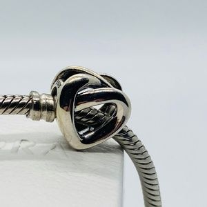 AUTHENTIC PANDORA Knotted Heart Charm